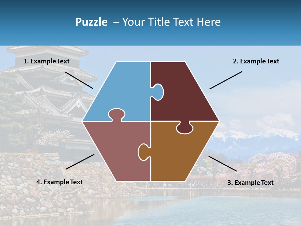 A Large Building Sitting On Top Of A Lake PowerPoint Template