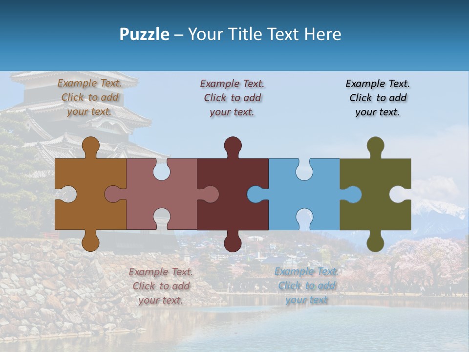 A Large Building Sitting On Top Of A Lake PowerPoint Template