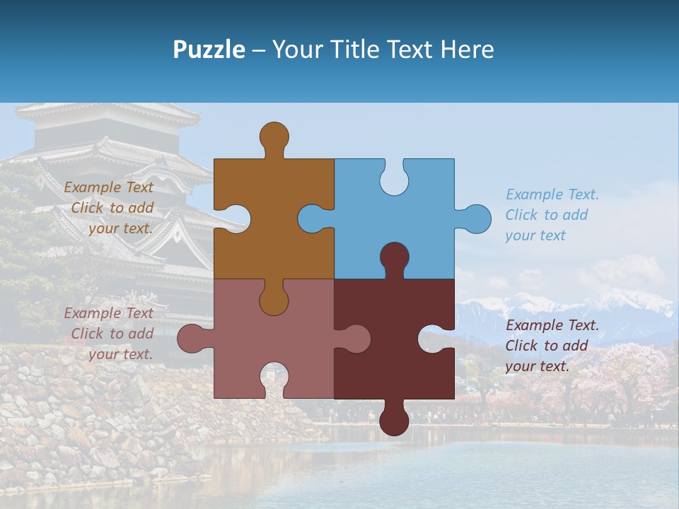 A Large Building Sitting On Top Of A Lake PowerPoint Template