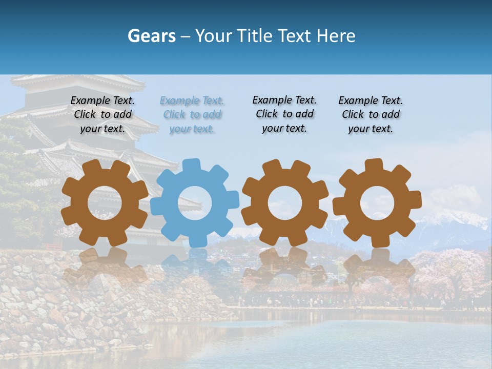 A Large Building Sitting On Top Of A Lake PowerPoint Template