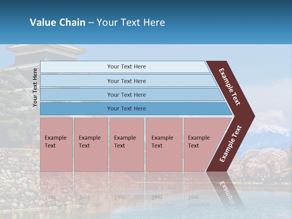 A Large Building Sitting On Top Of A Lake PowerPoint Template