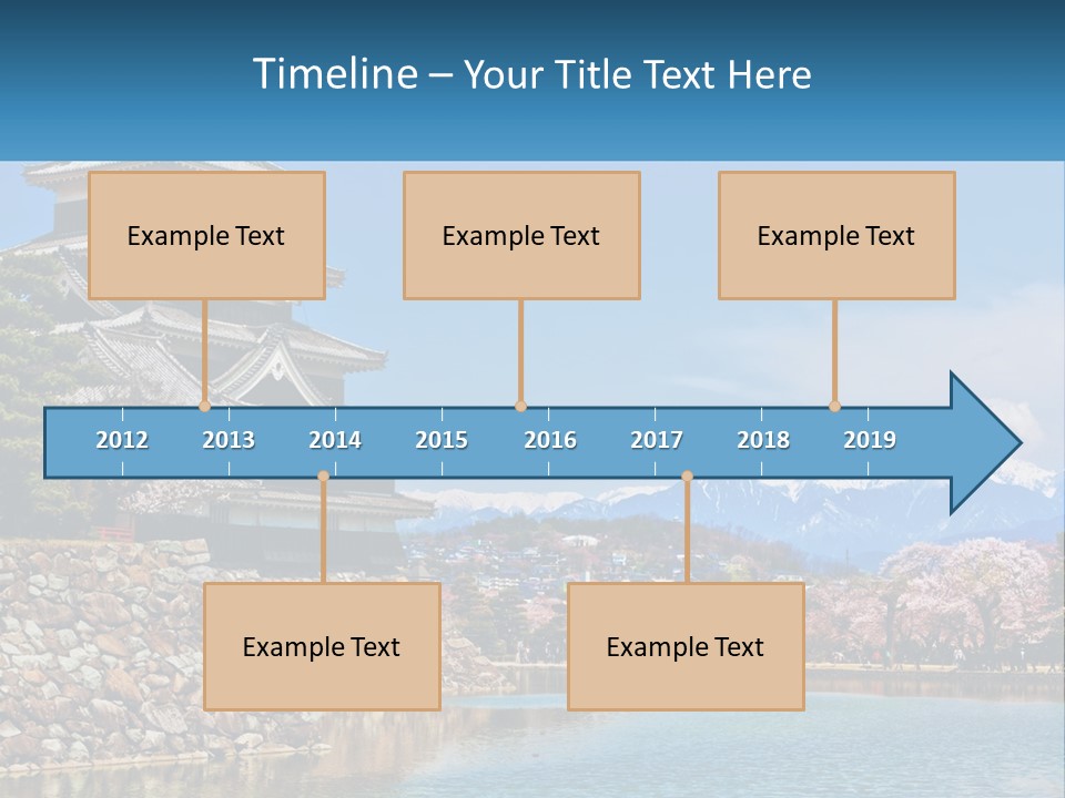 A Large Building Sitting On Top Of A Lake PowerPoint Template