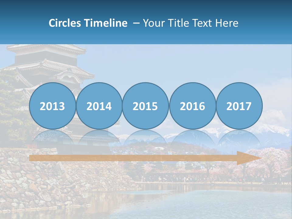 A Large Building Sitting On Top Of A Lake PowerPoint Template