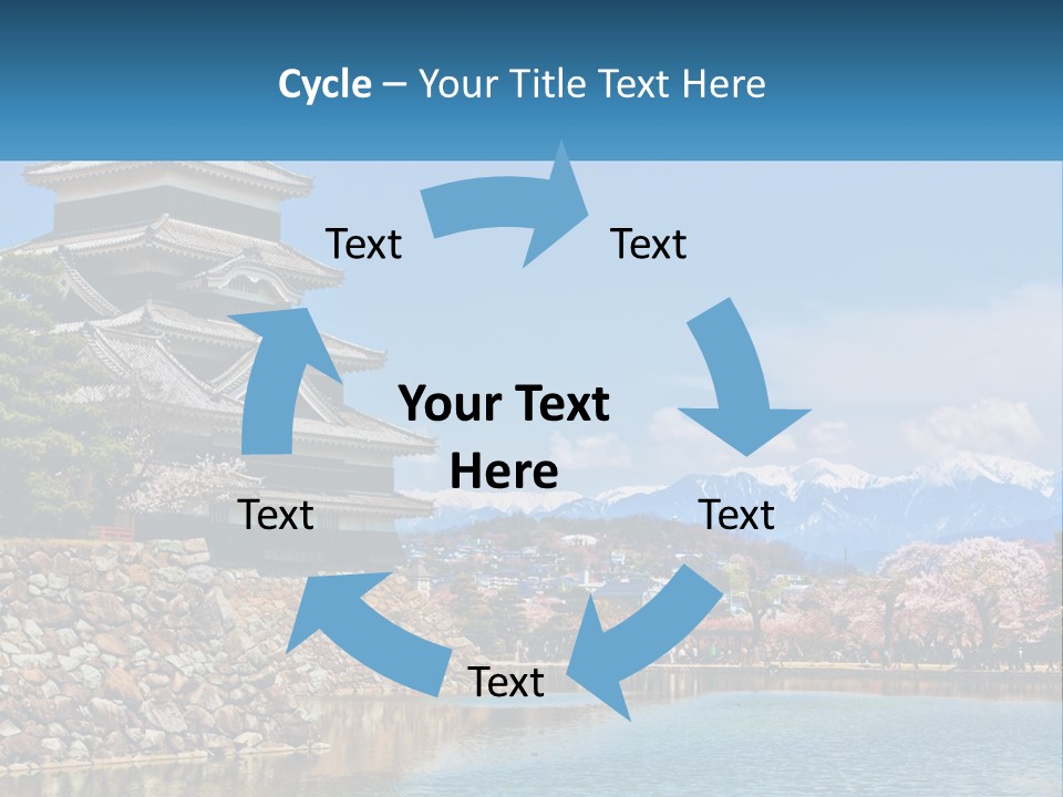 A Large Building Sitting On Top Of A Lake PowerPoint Template