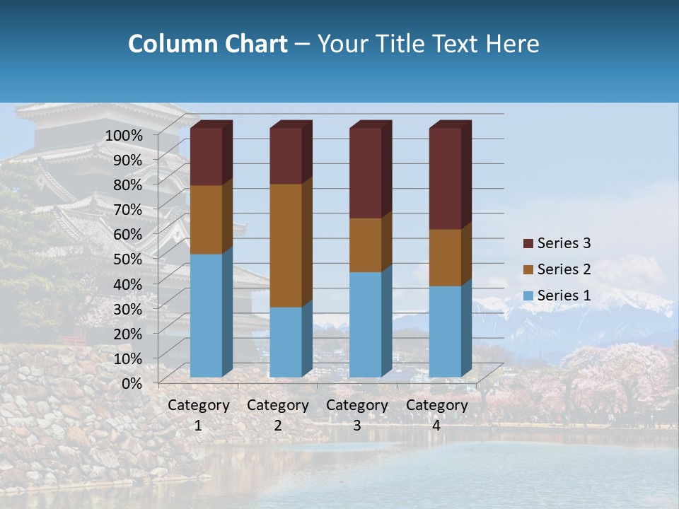 A Large Building Sitting On Top Of A Lake PowerPoint Template