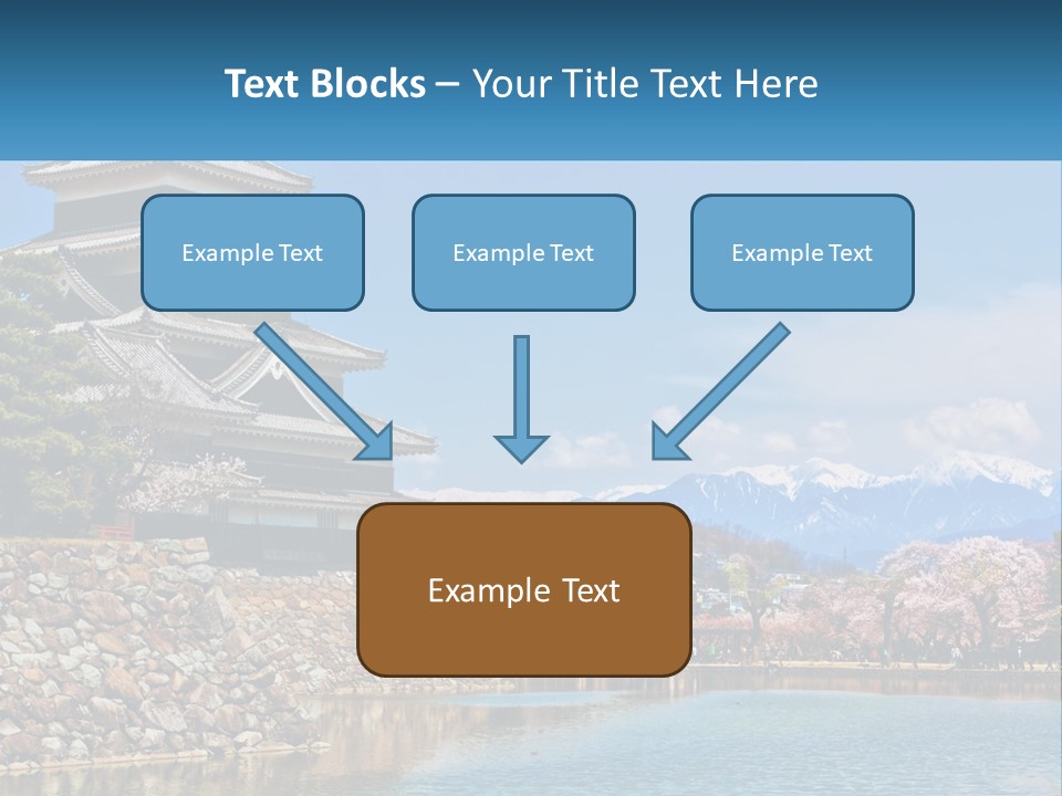 A Large Building Sitting On Top Of A Lake PowerPoint Template