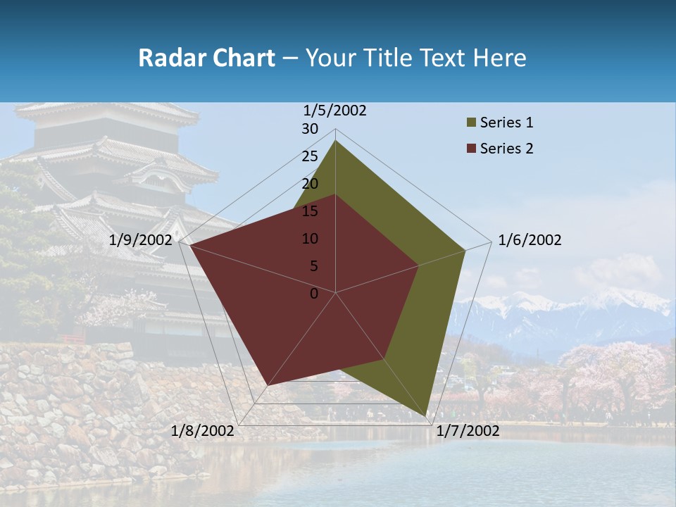 A Large Building Sitting On Top Of A Lake PowerPoint Template