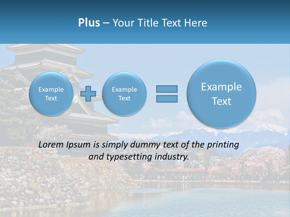 A Large Building Sitting On Top Of A Lake PowerPoint Template