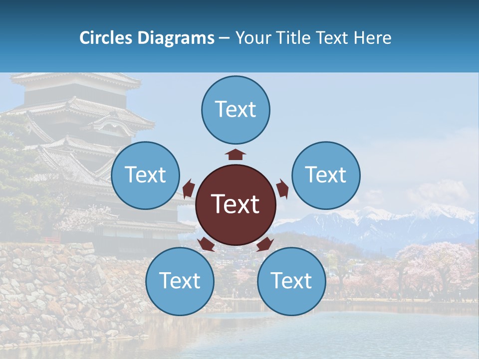 A Large Building Sitting On Top Of A Lake PowerPoint Template