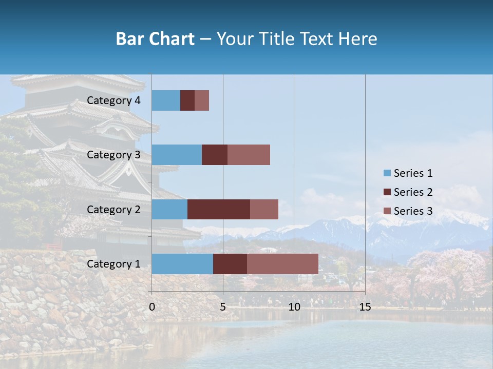 A Large Building Sitting On Top Of A Lake PowerPoint Template