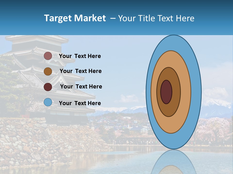 A Large Building Sitting On Top Of A Lake PowerPoint Template