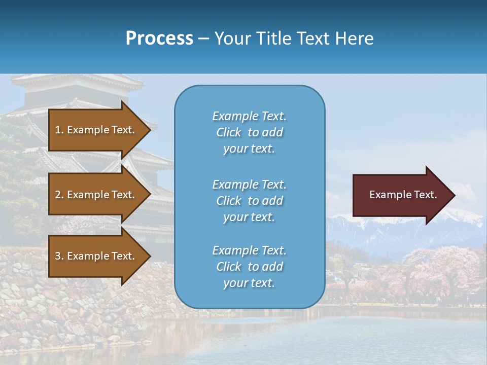 A Large Building Sitting On Top Of A Lake PowerPoint Template