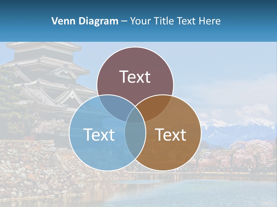 A Large Building Sitting On Top Of A Lake PowerPoint Template