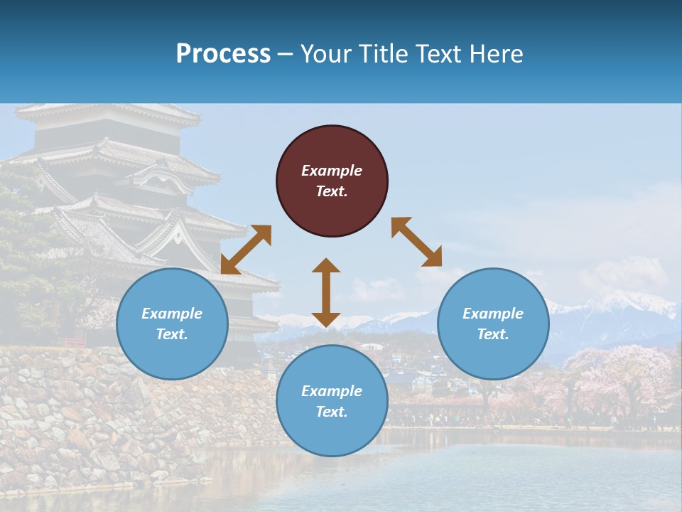 A Large Building Sitting On Top Of A Lake PowerPoint Template