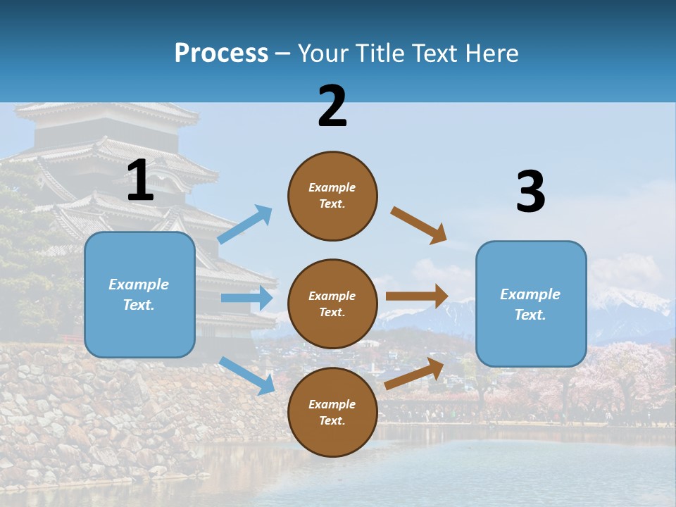 A Large Building Sitting On Top Of A Lake PowerPoint Template