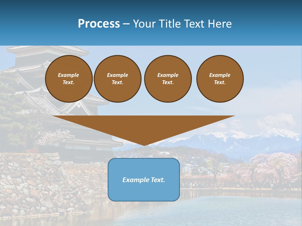 A Large Building Sitting On Top Of A Lake PowerPoint Template