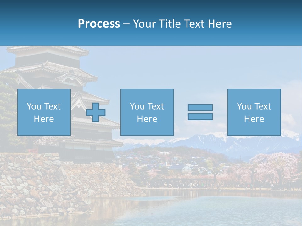 A Large Building Sitting On Top Of A Lake PowerPoint Template
