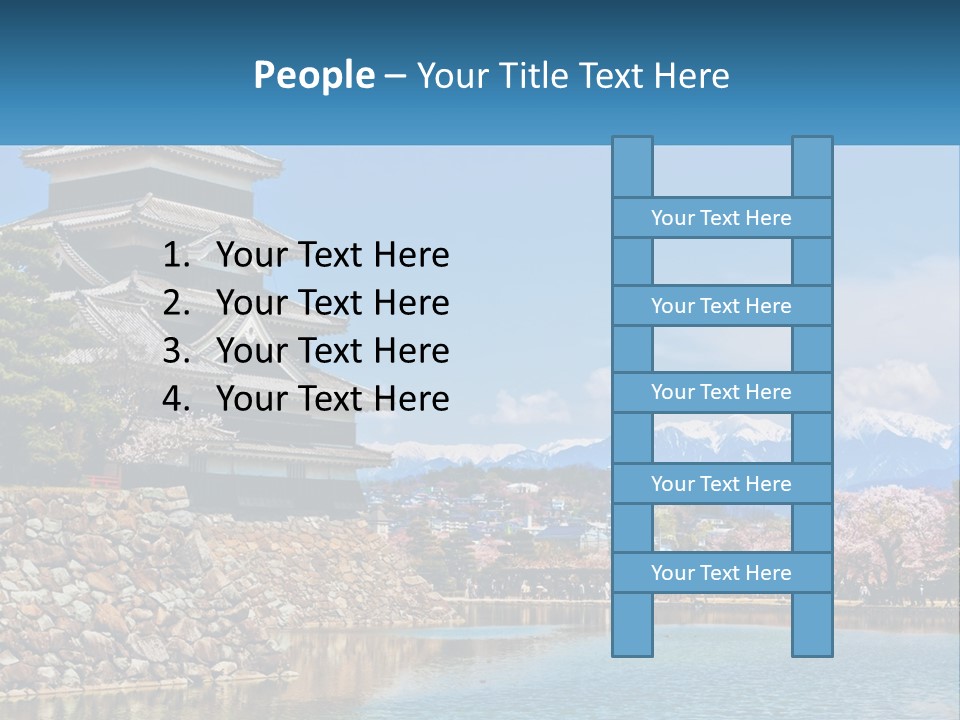 A Large Building Sitting On Top Of A Lake PowerPoint Template