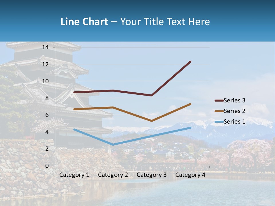 A Large Building Sitting On Top Of A Lake PowerPoint Template