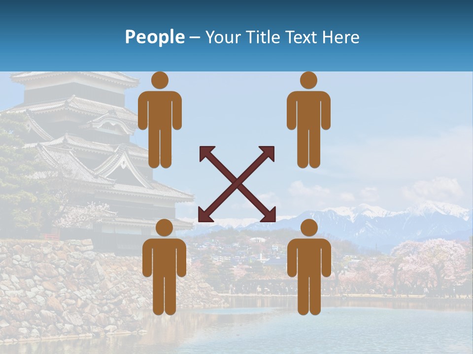 A Large Building Sitting On Top Of A Lake PowerPoint Template