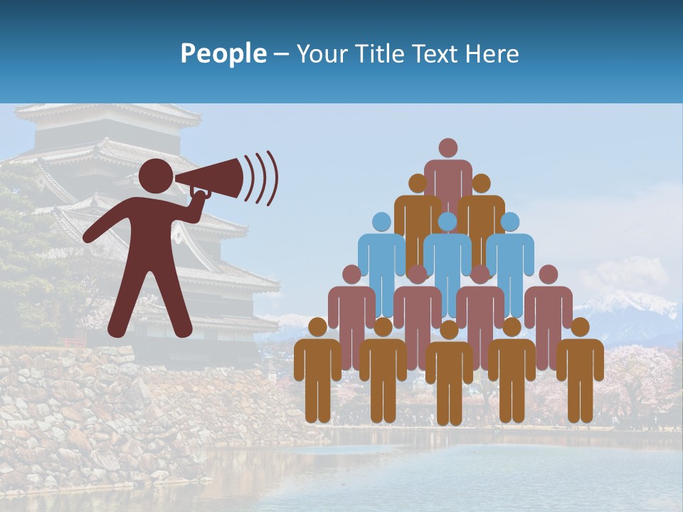 A Large Building Sitting On Top Of A Lake PowerPoint Template