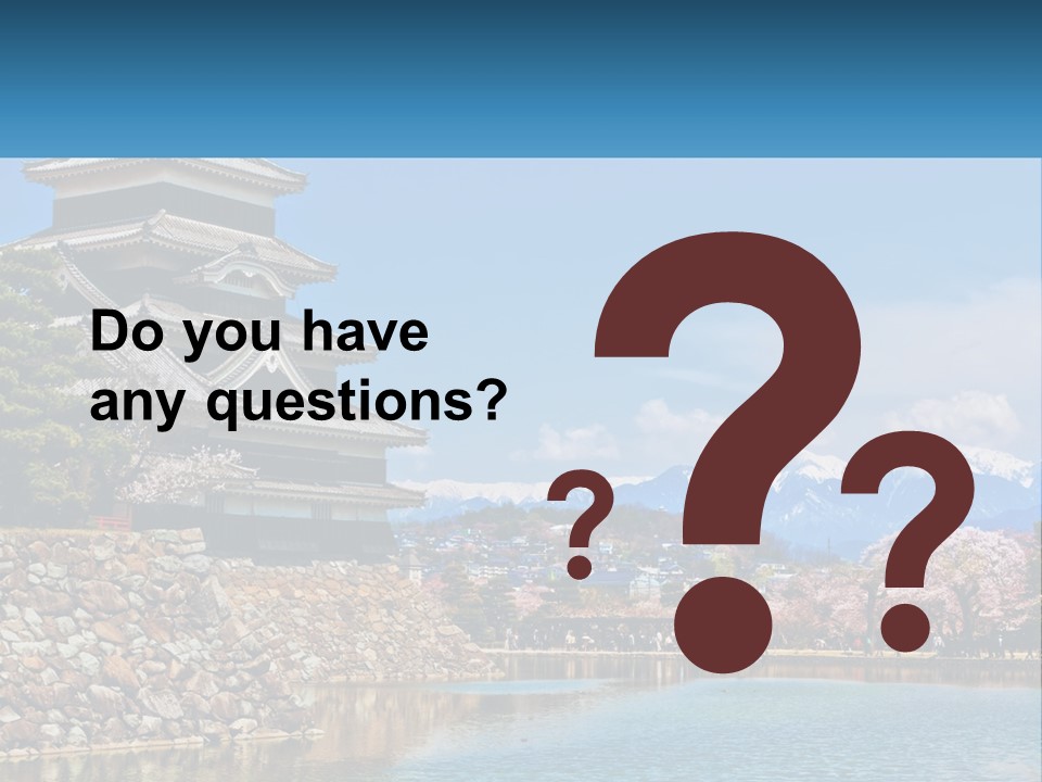 A Large Building Sitting On Top Of A Lake PowerPoint Template