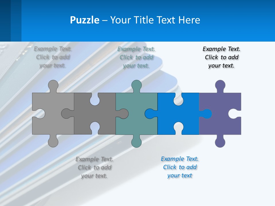 A Bunch Of Credit Cards Stacked On Top Of Each Other PowerPoint Template