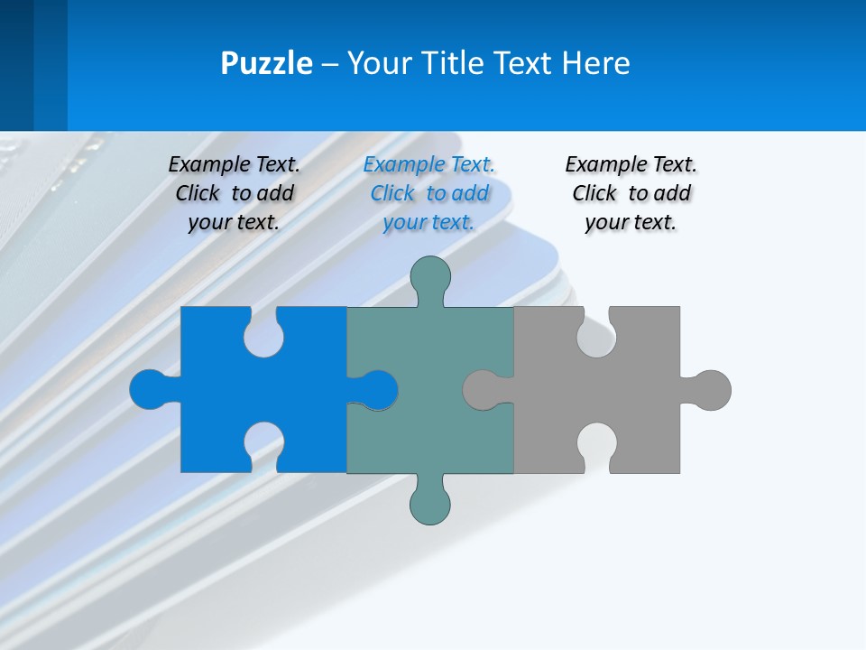A Bunch Of Credit Cards Stacked On Top Of Each Other PowerPoint Template