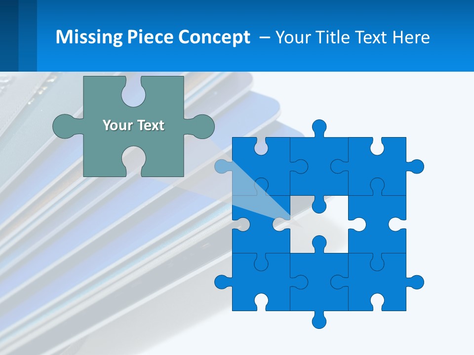 A Bunch Of Credit Cards Stacked On Top Of Each Other PowerPoint Template