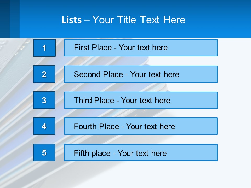 A Bunch Of Credit Cards Stacked On Top Of Each Other PowerPoint Template
