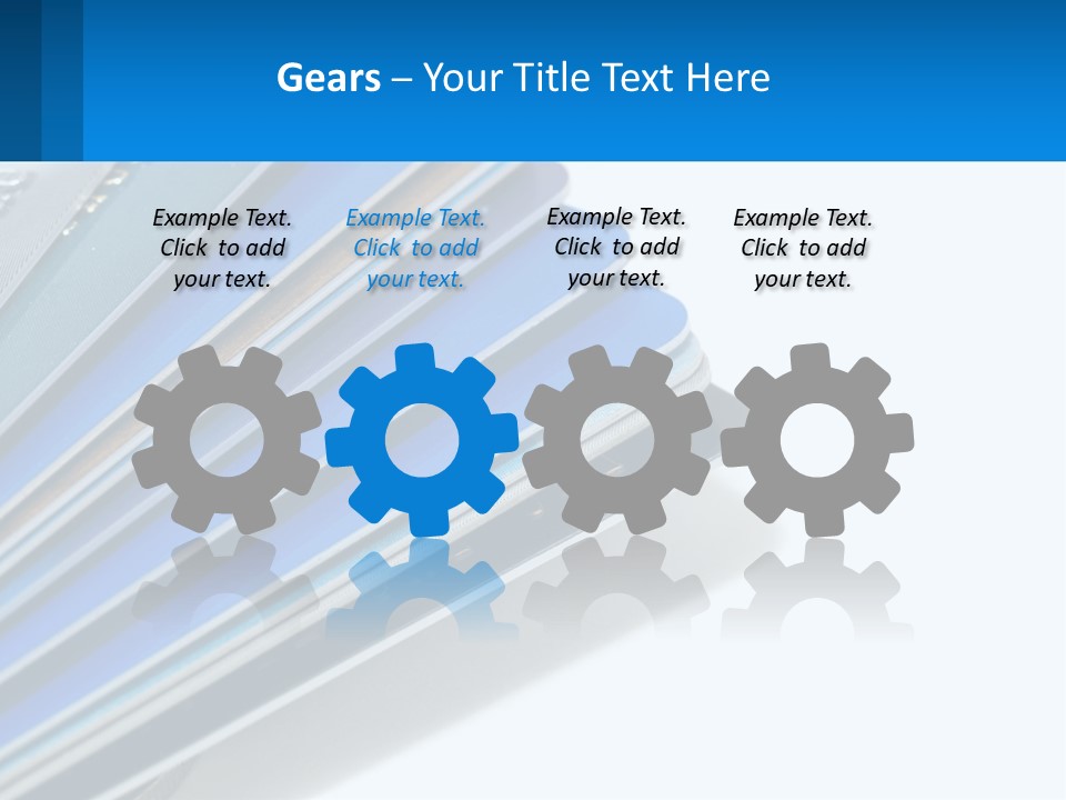 A Bunch Of Credit Cards Stacked On Top Of Each Other PowerPoint Template