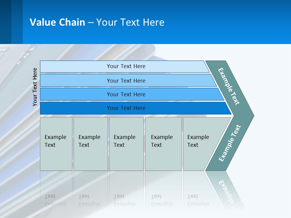 A Bunch Of Credit Cards Stacked On Top Of Each Other PowerPoint Template