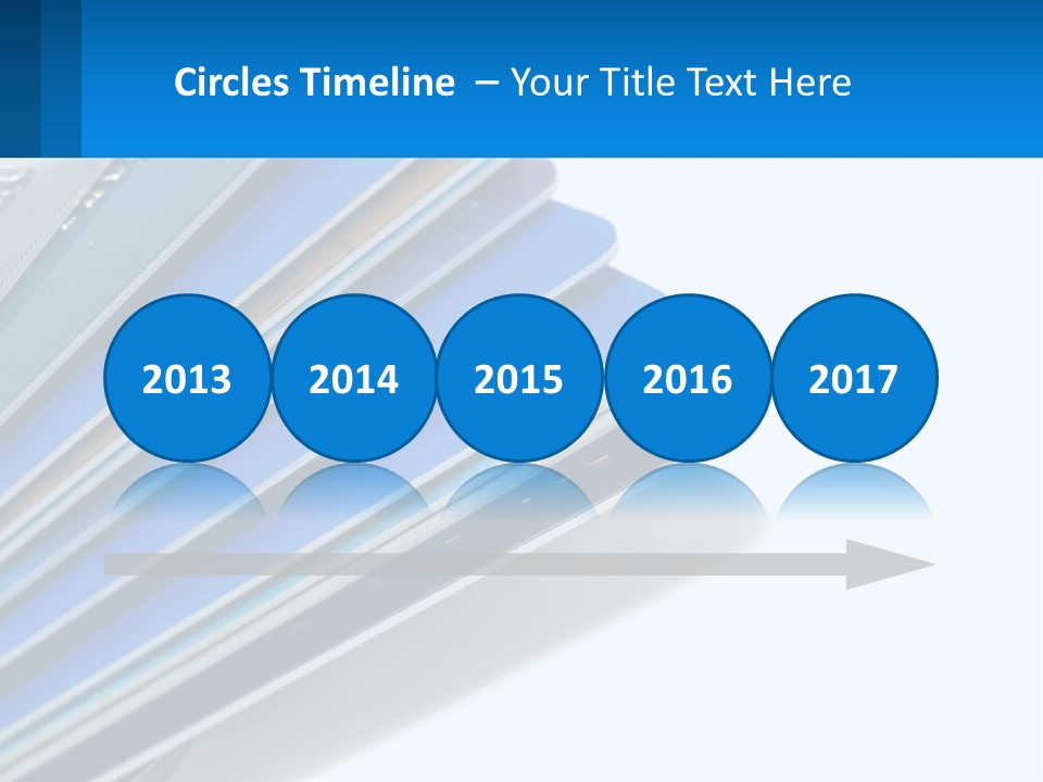 A Bunch Of Credit Cards Stacked On Top Of Each Other PowerPoint Template