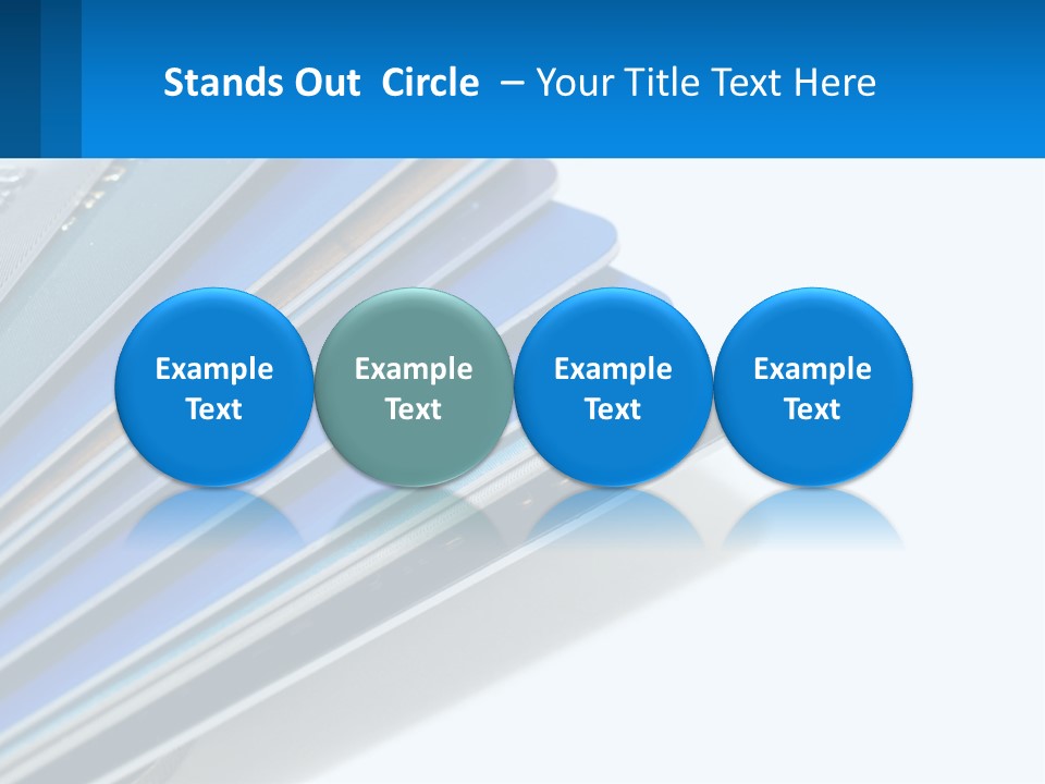 A Bunch Of Credit Cards Stacked On Top Of Each Other PowerPoint Template