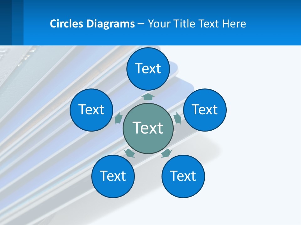 A Bunch Of Credit Cards Stacked On Top Of Each Other PowerPoint Template