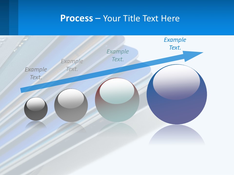 A Bunch Of Credit Cards Stacked On Top Of Each Other PowerPoint Template