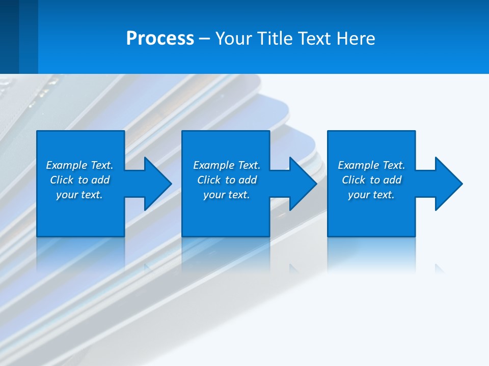A Bunch Of Credit Cards Stacked On Top Of Each Other PowerPoint Template