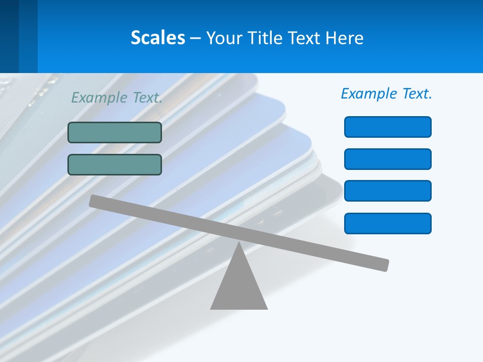 A Bunch Of Credit Cards Stacked On Top Of Each Other PowerPoint Template