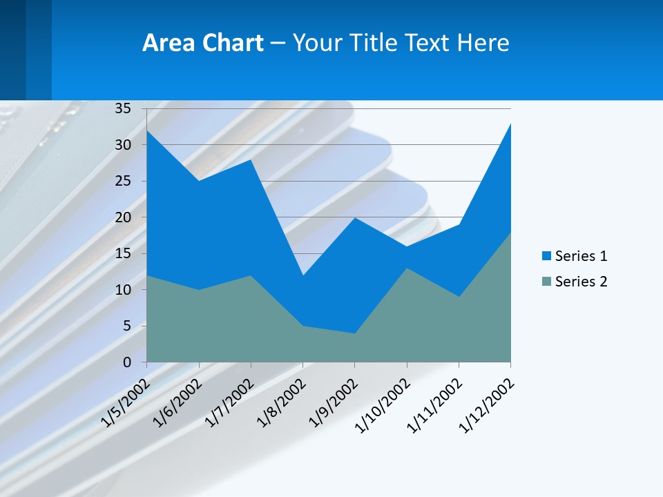 A Bunch Of Credit Cards Stacked On Top Of Each Other PowerPoint Template