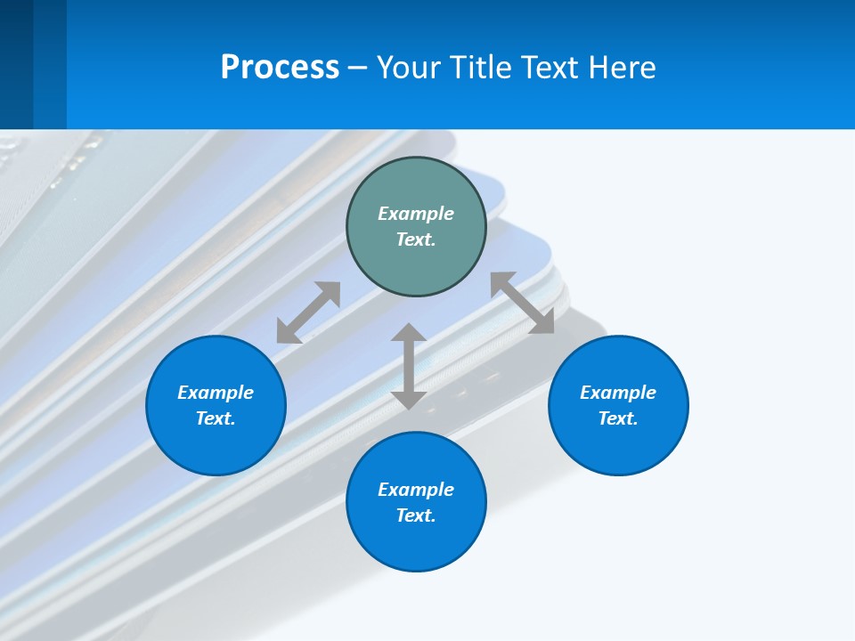 A Bunch Of Credit Cards Stacked On Top Of Each Other PowerPoint Template