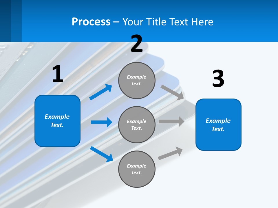A Bunch Of Credit Cards Stacked On Top Of Each Other PowerPoint Template
