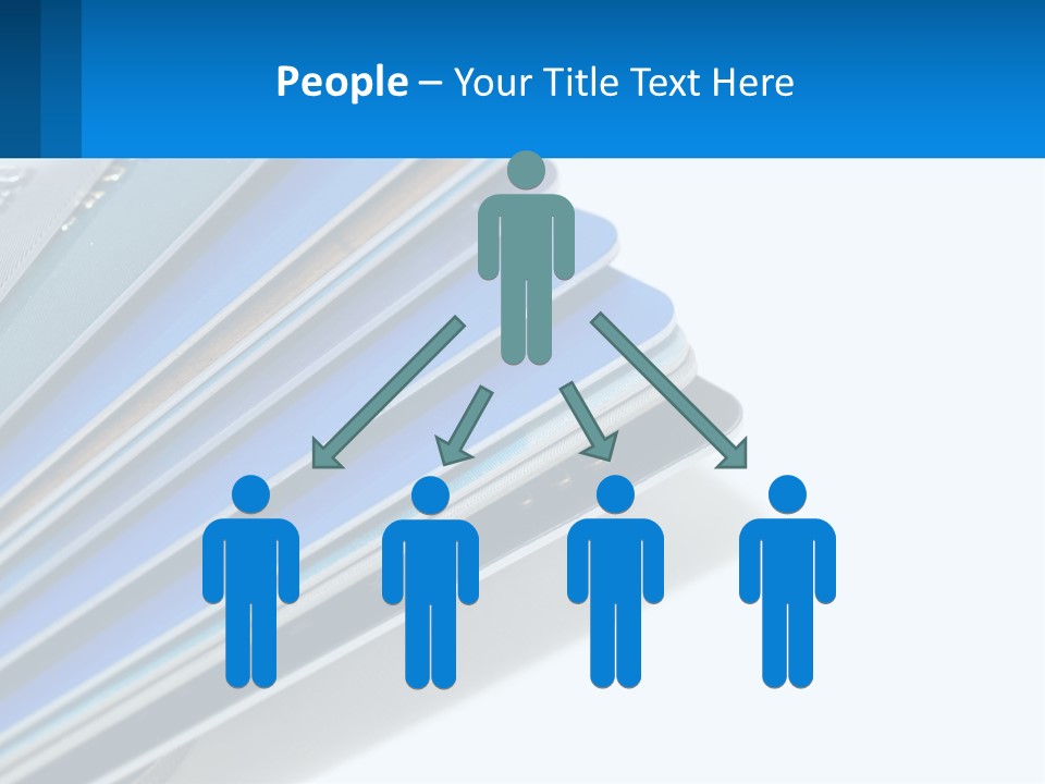 A Bunch Of Credit Cards Stacked On Top Of Each Other PowerPoint Template