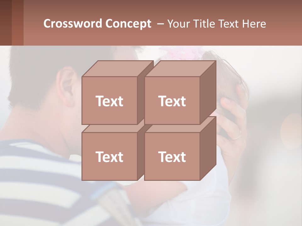 A Man Holding A Baby In His Arms PowerPoint Template