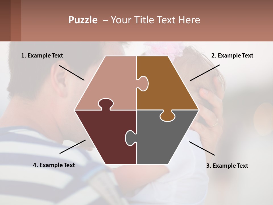 A Man Holding A Baby In His Arms PowerPoint Template