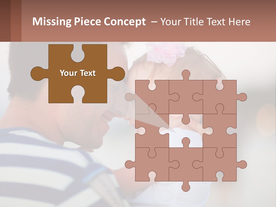 A Man Holding A Baby In His Arms PowerPoint Template