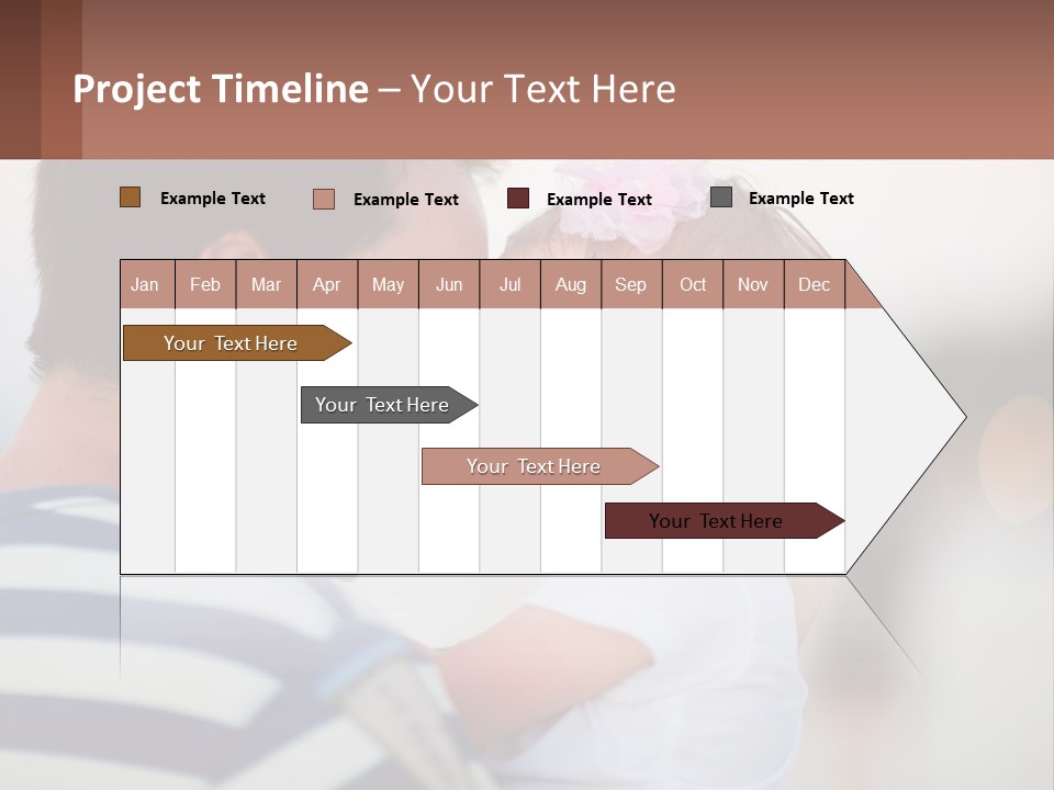 A Man Holding A Baby In His Arms PowerPoint Template