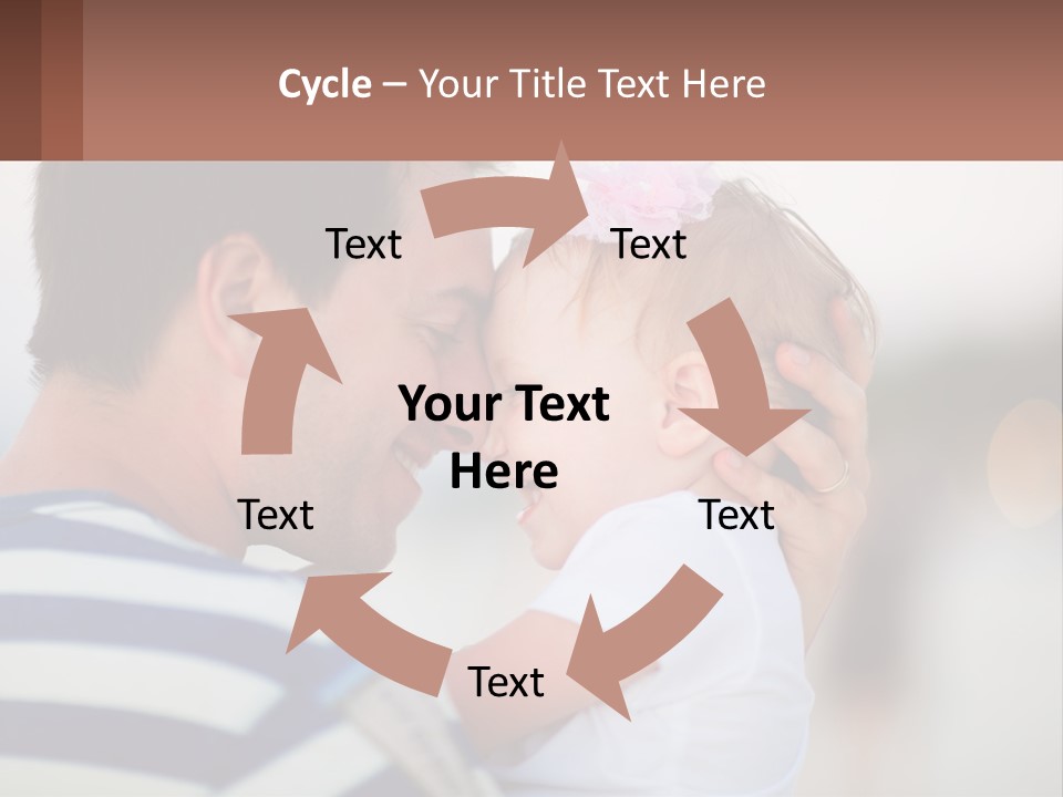 A Man Holding A Baby In His Arms PowerPoint Template