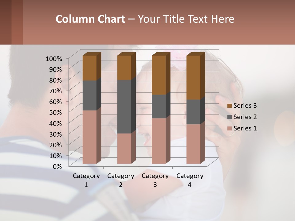 A Man Holding A Baby In His Arms PowerPoint Template