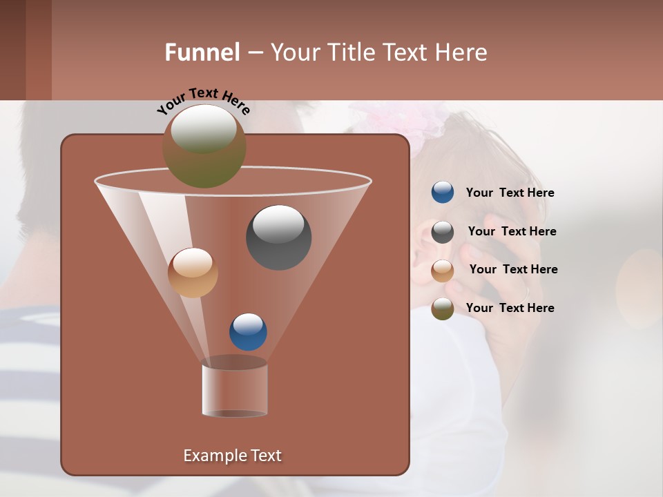 A Man Holding A Baby In His Arms PowerPoint Template