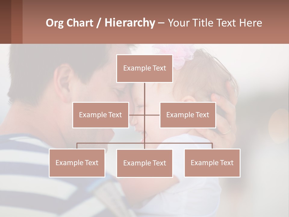 A Man Holding A Baby In His Arms PowerPoint Template